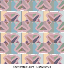 Seamless geometric ornamental vector pattern. Abstract background