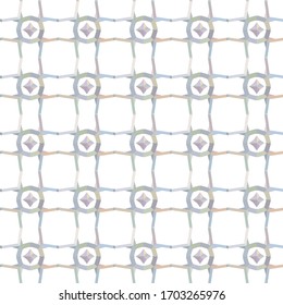 Seamless geometric ornamental vector pattern. Abstract background