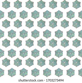 Seamless geometric ornamental vector pattern. Abstract background