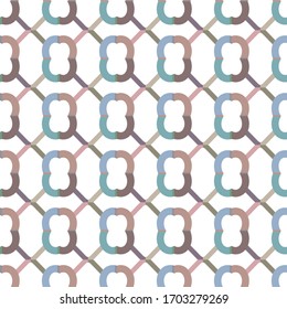 Seamless geometric ornamental vector pattern. Abstract background