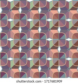 Seamless geometric ornamental vector pattern. Abstract background