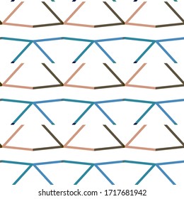 Seamless geometric ornamental vector pattern. Abstract background