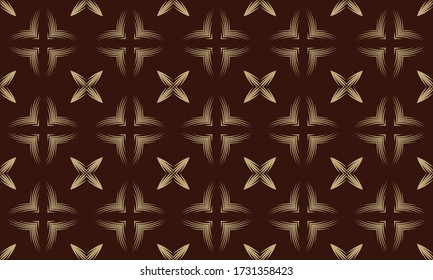 Seamless geometric ornamental vector pattern. Abstract background