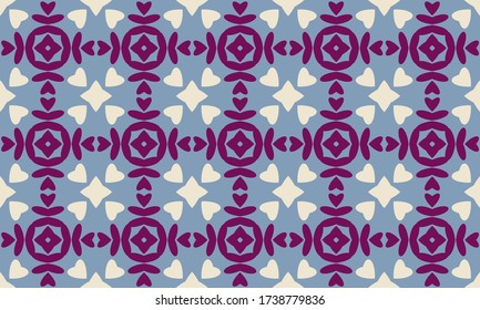 Seamless geometric ornamental vector pattern. Abstract background