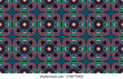 Seamless geometric ornamental vector pattern. Abstract background