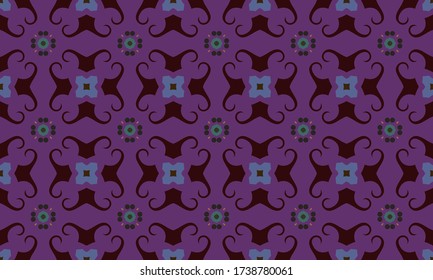 Patrón de vector ornamental geométrico sin foco. Antecedentes abstractos