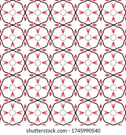 Seamless geometric ornamental vector pattern. Abstract background