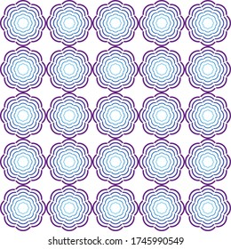Seamless geometric ornamental vector pattern. Abstract background