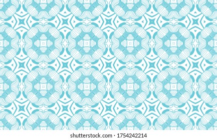 Seamless geometric ornamental vector pattern. Abstract background
