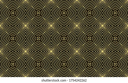 Seamless geometric ornamental vector pattern. Abstract background