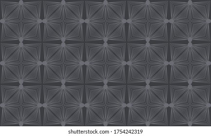 Seamless geometric ornamental vector pattern. Abstract background