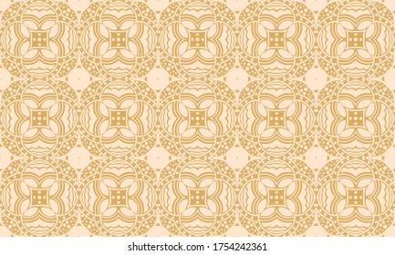 Seamless geometric ornamental vector pattern. Abstract background