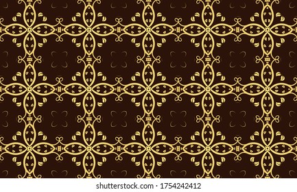 Seamless geometric ornamental vector pattern. Abstract background