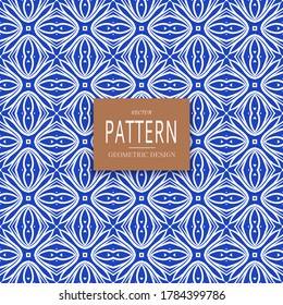 Seamless geometric ornamental vector pattern. Abstract background
