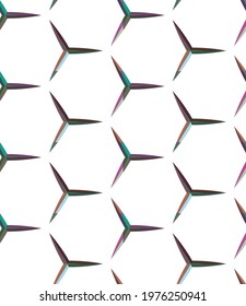 Seamless geometric ornamental vector pattern. Abstract background