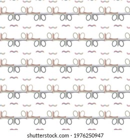 Seamless geometric ornamental vector pattern. Abstract background