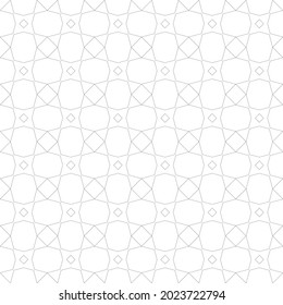 Seamless geometric ornamental vector pattern