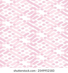 Padrão de vetor ornamental geométrico contínuo. Fundo de textura rosa de verão abstrato usado para têxteis...