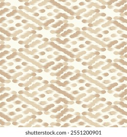 Seamless geometric ornamental vector pattern. Abstract brown theme texture background used for textiles..,