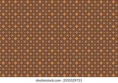 Seamless geometric ornamental vector pattern. Abstract background. Warm Earth Tones - Cozy Vintage Vibes in Earthy Geometric Patterns Background