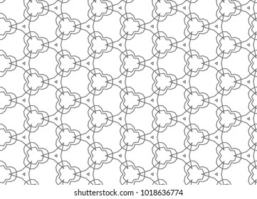 Seamless geometric ornamental vetor pattern