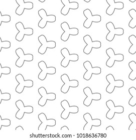 Seamless geometric ornamental vetor pattern