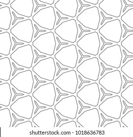 Seamless geometric ornamental vetor pattern