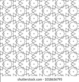 Seamless geometric ornamental vetor pattern