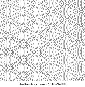 Seamless geometric ornamental vetor pattern