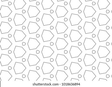 Seamless geometric ornamental vetor pattern
