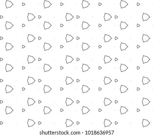 Seamless geometric ornamental vetor pattern