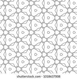 Seamless geometric ornamental vetor pattern