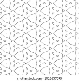 Seamless geometric ornamental vetor pattern