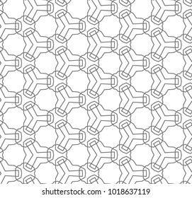 Seamless geometric ornamental vetor pattern
