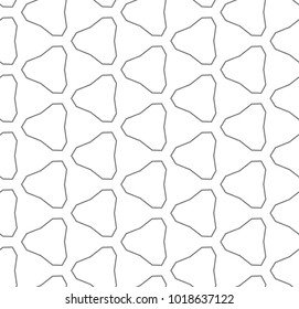 Seamless geometric ornamental vetor pattern