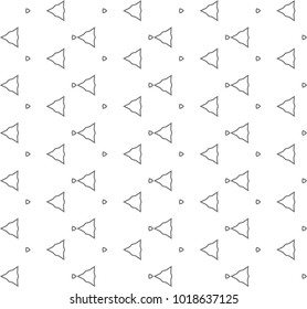 Seamless geometric ornamental vetor pattern