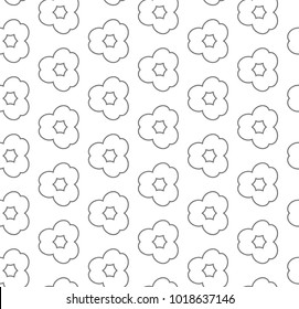 Seamless geometric ornamental vetor pattern