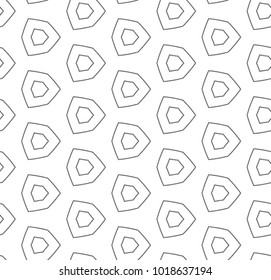 Seamless geometric ornamental vetor pattern