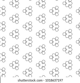 Seamless geometric ornamental vetor pattern