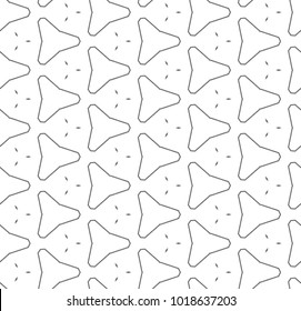 Seamless geometric ornamental vetor pattern