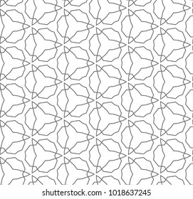 Seamless geometric ornamental vetor pattern