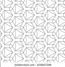Seamless geometric ornamental vetor pattern