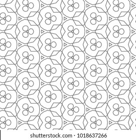 Seamless geometric ornamental vetor pattern