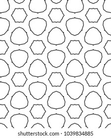 Seamless geometric ornamnetal vector pattern