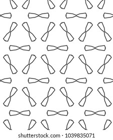 Seamless geometric ornamnetal vector pattern