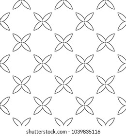 Seamless geometric ornamnetal vector pattern