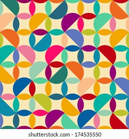 Padrão geométrico contínuo