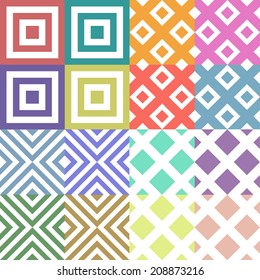 Seamless geometric pattern