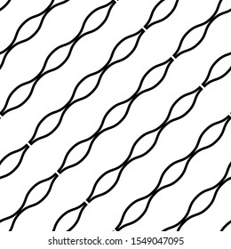 Seamless geometric pattern. Abstract background with curved lines. Pattern for fabric, gift wrapping, paper design, wallpaper, textile, tile, carpet.