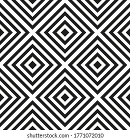 Seamless geometric pattern. Abstract background with rhombus.